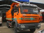 Weichai Engine 10 Wheel Dump Truck , Short Cab BEIBEN Dump Truck 6x4