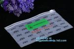 vinyl slider k PVC bag packaging, EVA Beauty Makeup Standup Pouch Bags With