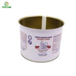 Professional Tin Storage Containers / Large Empty Tin Cans Round Shape