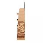 Kraft Paper Corrugated Cardboard Display , Cardboard Floor Display Stand For