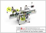 Self Adhesive Round / Square Bottle Sticker Labeling Machine Multi Directional