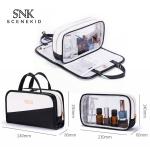 Custom Large Capacity Waterproof Transparent PVC Cosmetic Bag