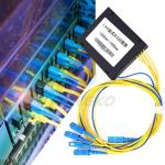 4 Way SC UPC Plc Optical Fiber Optic Couplers And Splitters 1x4