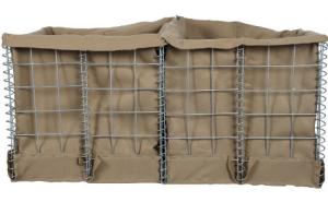 Wholesale 4mm Wire Hesco Barriers 75x75mm Hole Size Army Use Custom from china suppliers