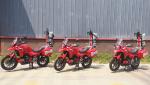 SUZUKI Fire Fighting Motorcycle Water Cooling Black And Red Color 250cc