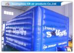 Challenge Blue Inflatable Sports Games Squash Game Court OEM Acceptable