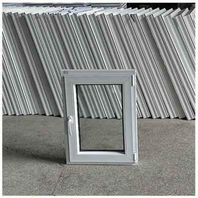 Home Security PVC Plastic Windows House Hurricane Proof UPVC Tinted Glass Window