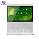 Horizontal Movable 49 Inch Indoor Digital Signage , Kiosk Interactive Touch