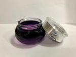 Round Glass Cream Jars Cosmetic Packaging Cream Bottles Various Color And