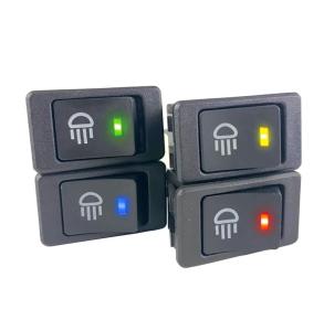 China KCD4 Rocker Switch ON-OFF 2 Position 4 Pins LED 12V 35A automobile refitting fog lamp switch with light Rocker switch on sale