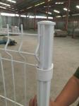 Green Black Vinyl Coated Welded Wire Fencing For Sports Ground 200×50 Mm