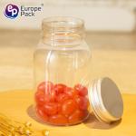 New Design Medium Edible Plastic Sweet Jars For Candy Cookie Nut