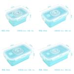 4Pcs Freezer Safe Collapsible Silicone Food Storage Container