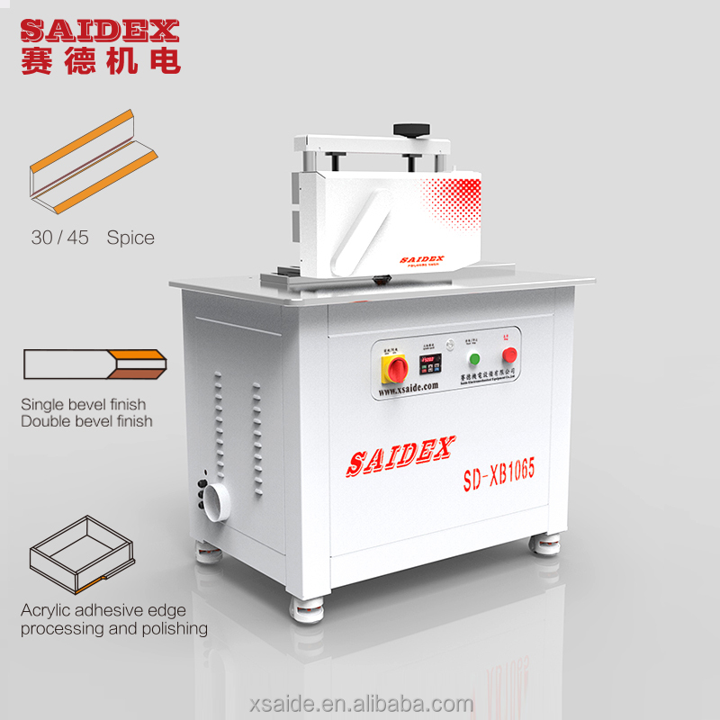SD-XB1065 Acrylic Beveling Machine Highlight 45-60 degree Acrylic Chamfering Machine For PC PS PP Plastic Sheets