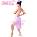 Side Cutoff Skirt Sequin Short Undermeath Top Straps Pinched at Front Centre