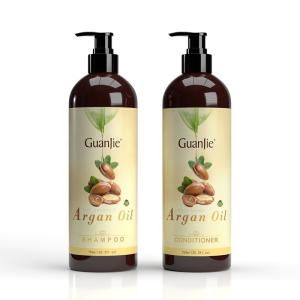 Wholesale 100% Natural Hair Care Set for Adults Sulphate-Free Argan Oil Shampoo and Conditioner from china suppliers