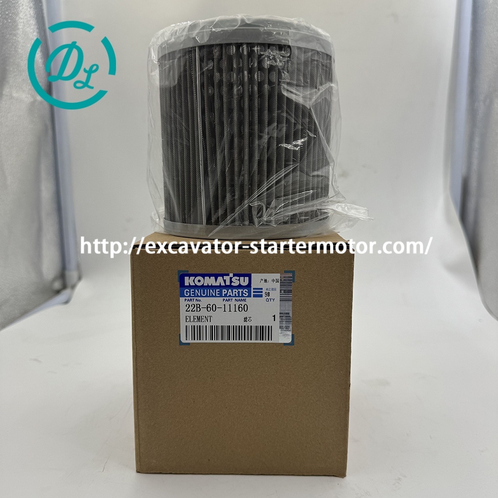 Excavator Komatsu Hydraulic Oil Filter 22B-60-11160 20Y-60-31171