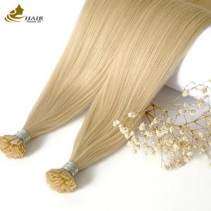 China 613 Colored Pre Bonded Human I Tip Hair Extensions Flat 28 Inch on sale