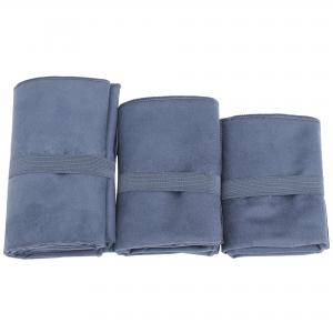 Wholesale Blue Fast Dry Embroidered Microfiber Gym Towel With Bag from china suppliers