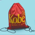 Storage Backpack Polyester Packaging Drawstring Bag