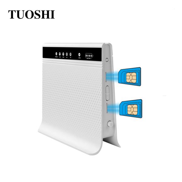SMA Antenna Port Dual Sim Card Wireless CPE 5.8G 1200Mbps Unlocked 4G Wifi