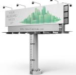 1500*3050mm Highway Advertisement Board Halogen Free 3mm Aluminum Composite