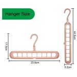 Folding Rotating Plastic Clothes Hangers Houseware For Closet Anti Skid