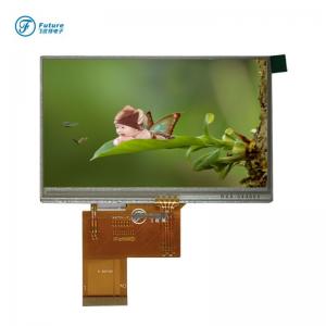 China 4.3 Inch IPS TFT LCD Display 300cd/M2 With Static Dynamic Driving Method on sale