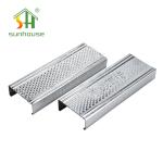 Plasterboard Drywall Aluminium Profiles With Zinc Coated Surface Treatment