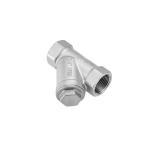 Manual Driving Mode Cast Steel 304/316 Threaded Y-Filter Strainer for Household