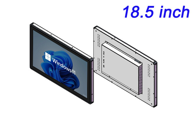 18.5-Inch Windows Embedded Monitor for Wayfinding Displays, Fitness Consoles, Entertainment Terminals, and Public Interfaces