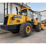 Weight 18000kg Komatsu Wheel Loader Displacement 6.7L with 7.19m Turning Radius