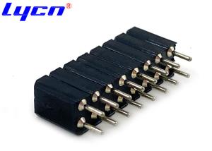 Wholesale DIP 2.54 Mm Female Round PIN Header Black Double Row Straight from china suppliers