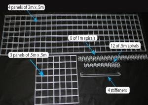 Wholesale Kitset Cage Heavy Gabion Basket Retaining Wall Galvanised Welded Mesh Fence from china suppliers