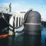 D3.3*L6.5m Foam Filled Submarine Fenders Hydro Pneumatic Rubber Fender