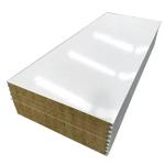 EPS PU Rock Wool Sandwich Panel Board Used For Steel House Wall