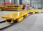 Steel Factory Handler Electric Rail Transfer Car , DC Motor Material Handling