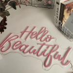 Customized Shape Acrylic Neon Light Sign for Outdoor Store Hang or Hoist