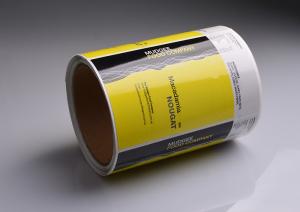 Wholesale Glossy self adhesive paper Almond Macadamia Sour Cherry nougat food container packaging labels in roll from china suppliers