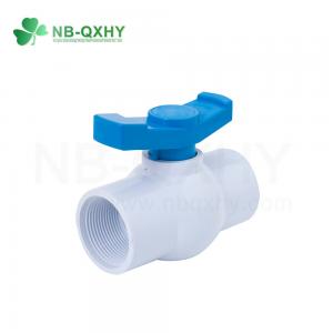 Wholesale 1/2-4 PVC UPVC Water Socket/Thread Ball Valve in White Body for Irrigation from Algeria from china suppliers