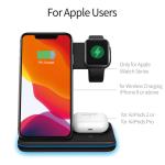 3 In 1 Wireless Charging Stations Dock 15W 2A For IPhone 226.5g