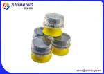 Runway Edge Lighting / Solar Powered Runway Lights Recyclable Batteries
