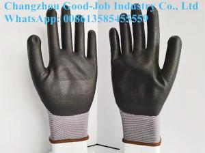 Wholesale 15G Nitrile Protective Work Gloves Superfine Foam Nitrile Coated With CE EN388: 4121 from china suppliers