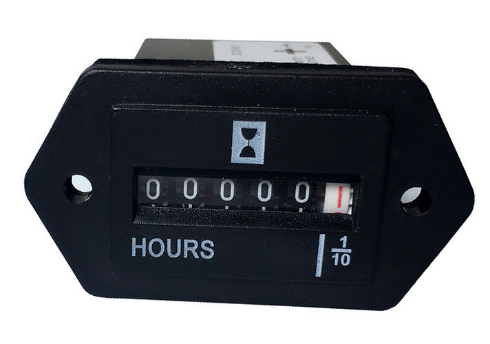 HM-1 220VAC 59HZ Mechanical Meter Counter Timer Relay