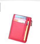 40g EN17 PU Card Holder Leather Zipper Rfid Blocking 11x8.5x1.5cm