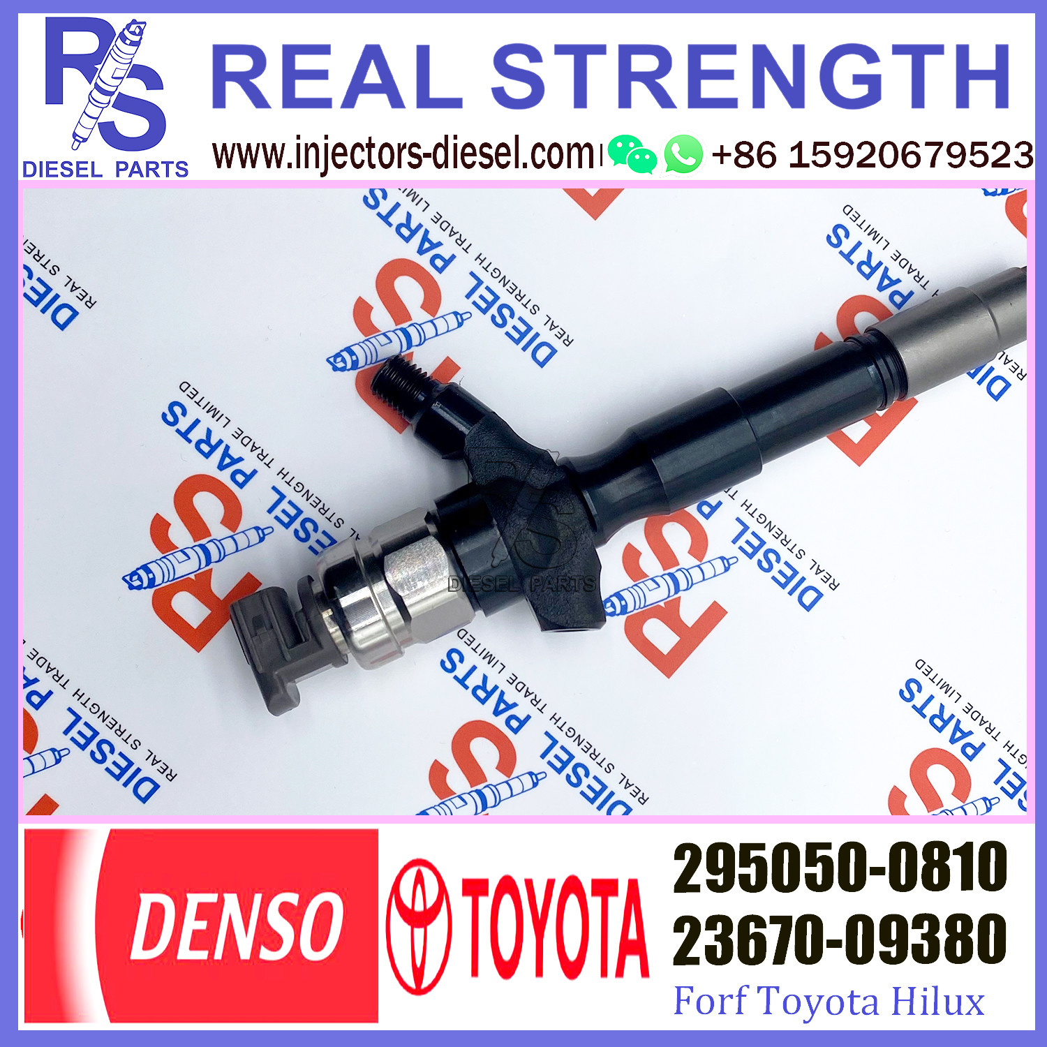 Common Rail Fuel Injector 095000-0810 095000-0812 23910-1231 For HINO K13C