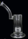 9 Inches Borosilicate Glass Bubbler Glass Bong Water Percolator Smoking Pipe