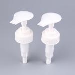 White Ribbed Screw Lotion Pump 28/400 , Dispenser Pump For Bottle