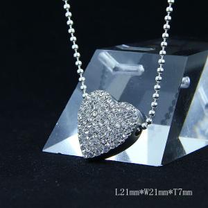 Wholesale Fashion Ladies Women Girls Stainless Steel Loving Heart Shapped Necklace Pendant LPH03 from china suppliers