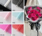 Waterproof Ni Guang Ke woven fabric pattern flower packaging paper
